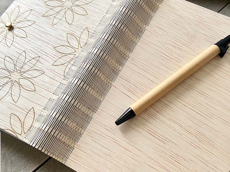Laser Cut Wooden Books Cover Template