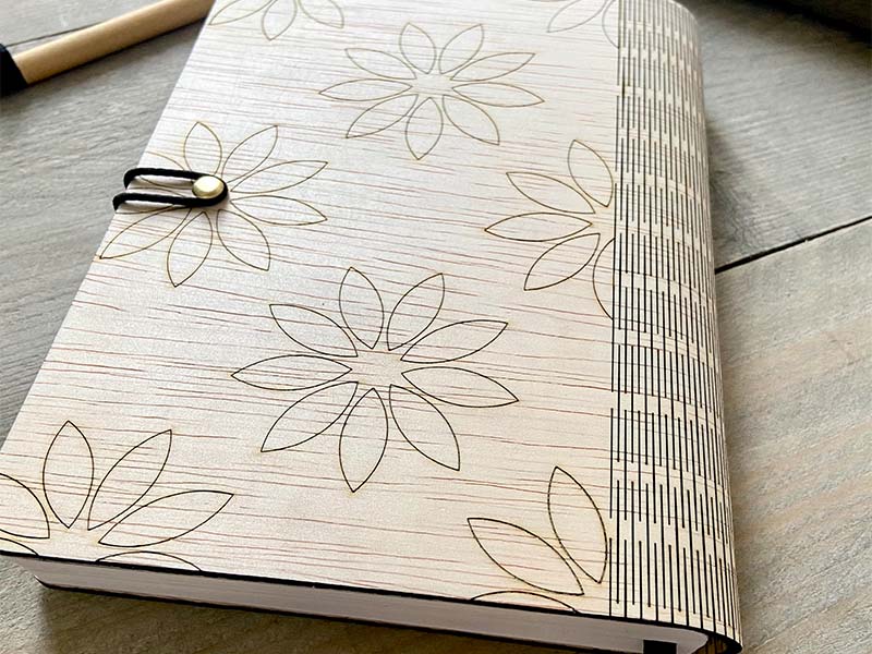 Laser Cut Wooden Books Cover Template