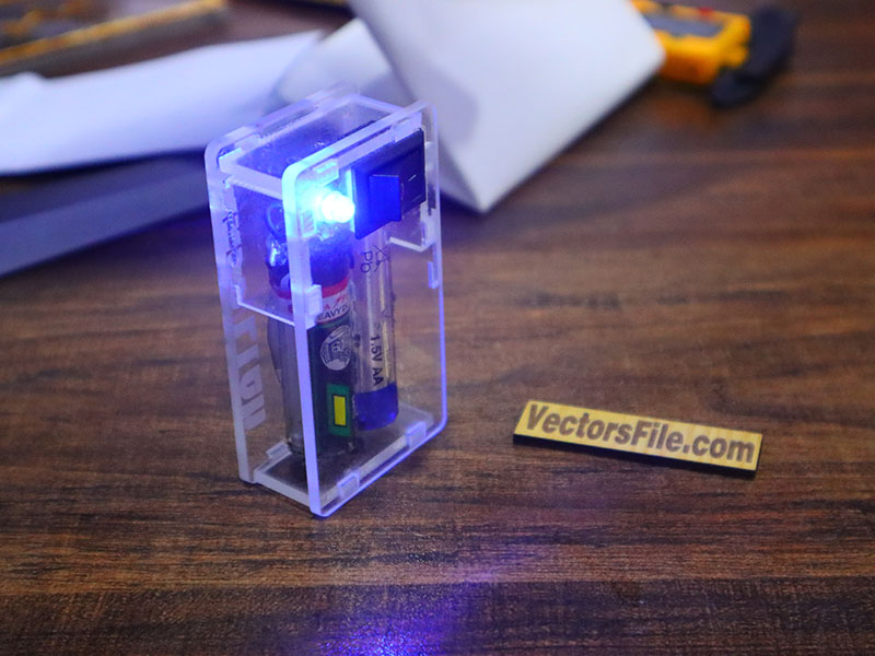 Laser Cut Acrylic Case For Electronic Basic Circuit Kit
