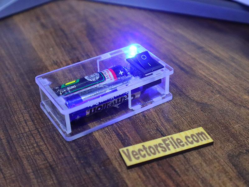 Laser Cut Acrylic Case For Electronic Basic Circuit Kit
