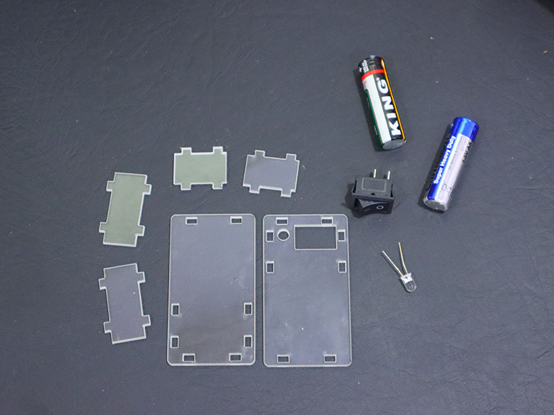 Laser Cut Acrylic Case For Electronic Basic Circuit Kit