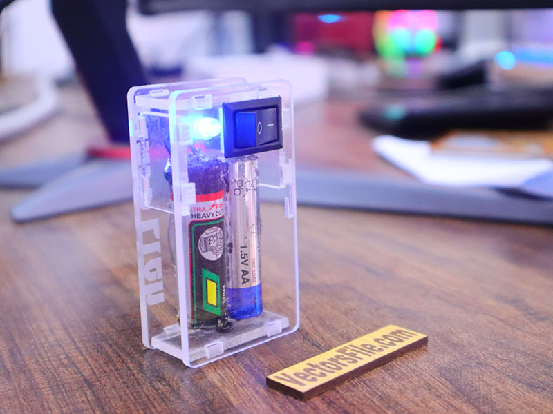 Laser Cut Acrylic Case For Electronic Basic Circuit Kit