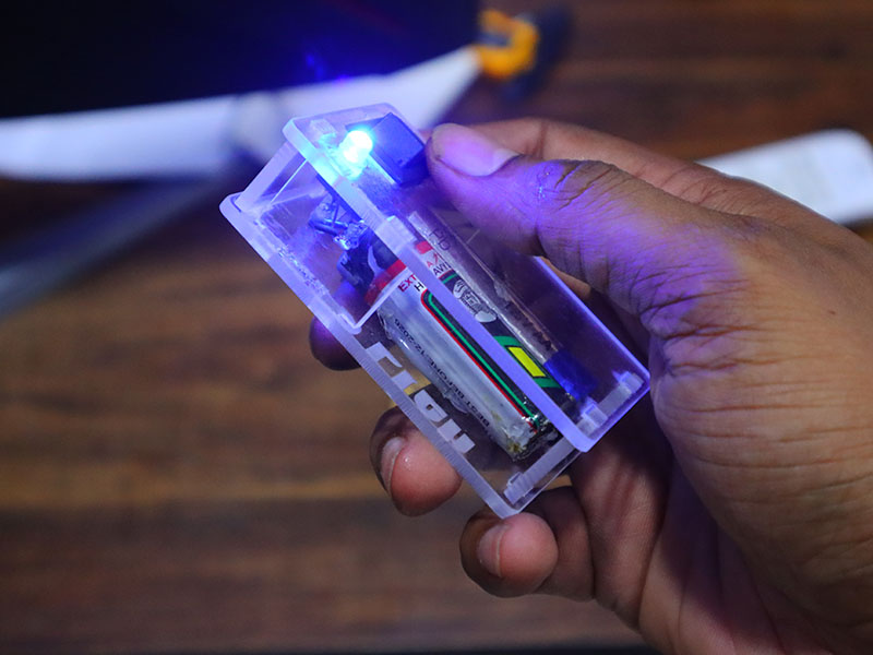 Laser Cut Acrylic Case For Electronic Basic Circuit Kit