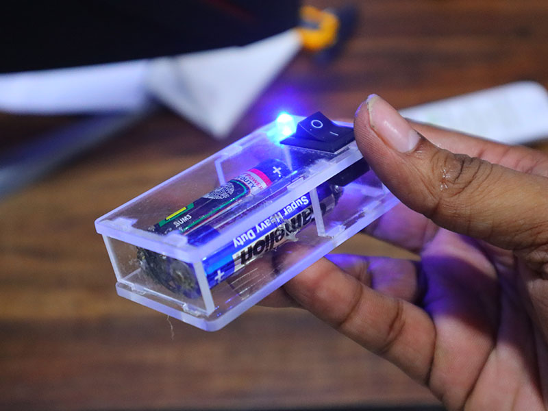 Laser Cut Acrylic Case For Electronic Basic Circuit Kit