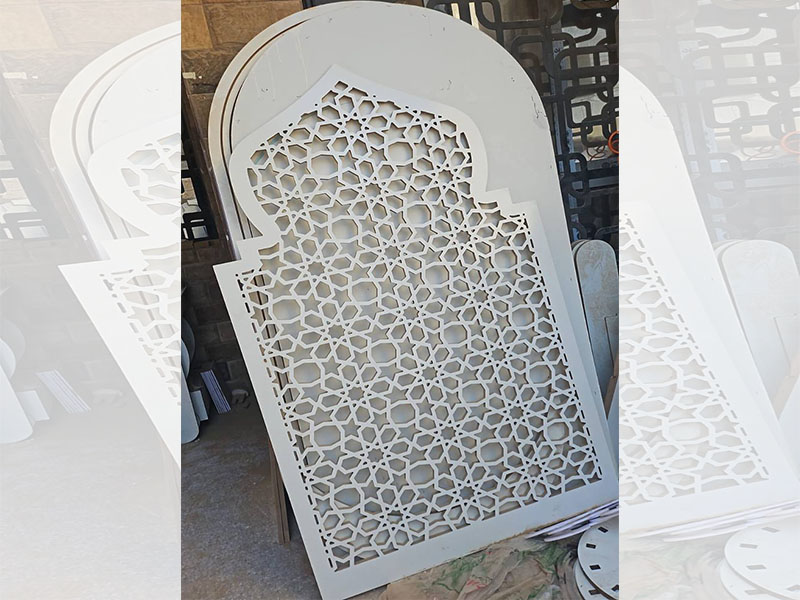 Laser Cut Islamic Pattern Grill Design