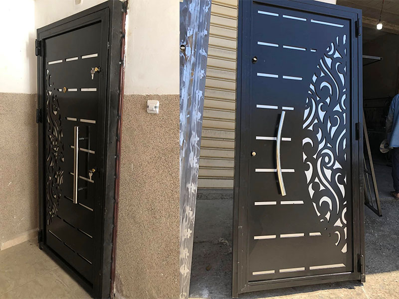Laser Cut Decorative Modern Doors Panel Design