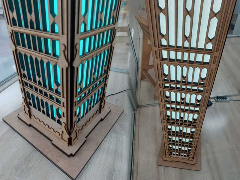 Laser Cut Big Ben London Tower 3D Wooden Model Kit