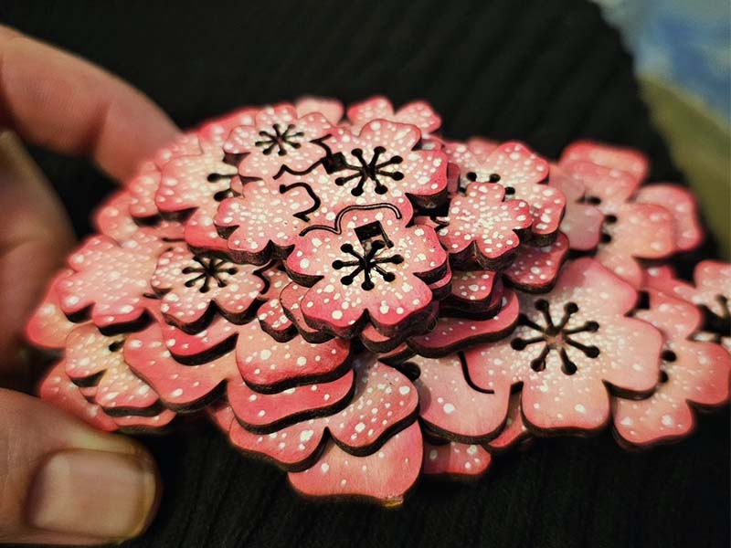 Rolife Sakura Bonsai Laser Cut 3D Wooden Puzzle Tree Model Kit