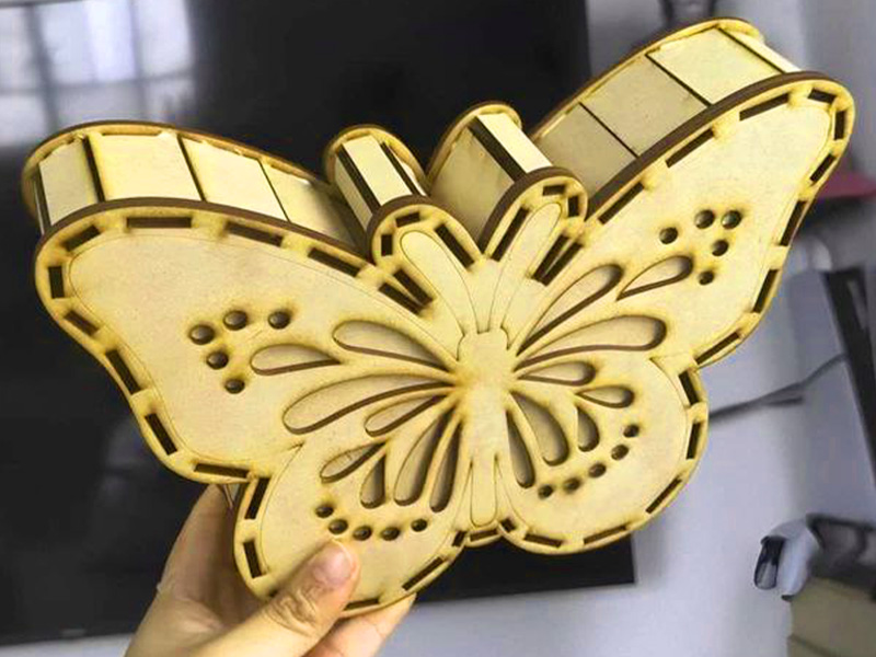 Laser Cut Butterfly Gift Box Design
