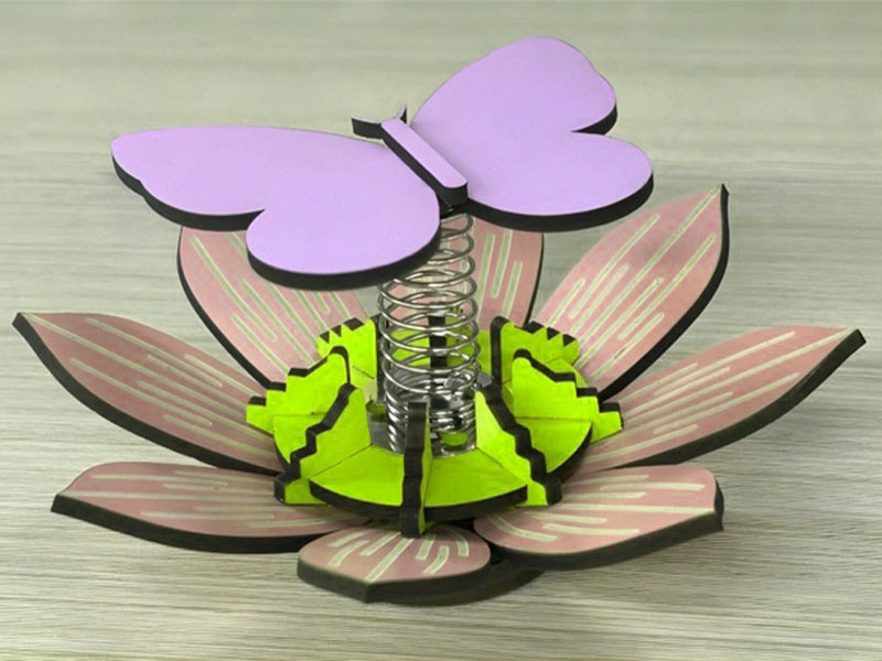 Laser Cut Wooden Butterfly Table Top Decoration Item