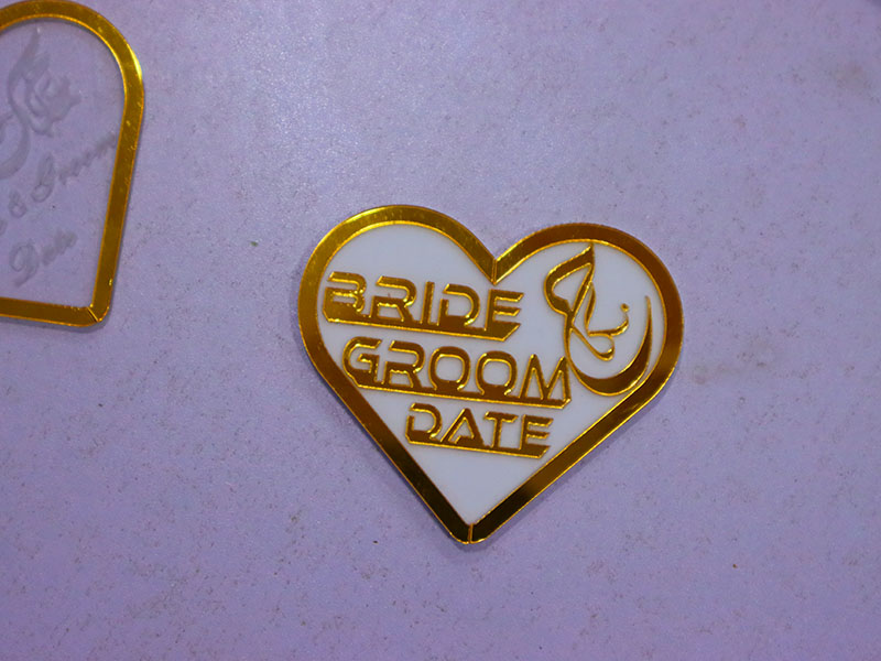 Laser Cut Wedding and Birthday Acrylic Invitation Card Design