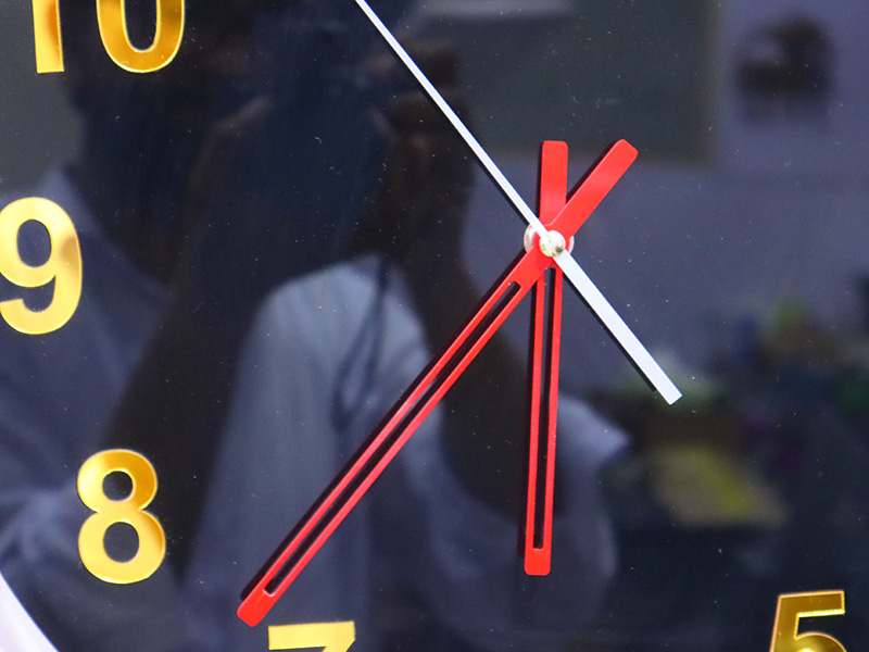 Laser Cut Clock Acrylic Hand Design Template