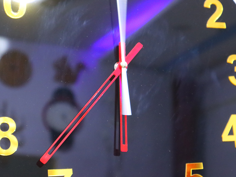 Laser Cut Clock Acrylic Hand Design Template