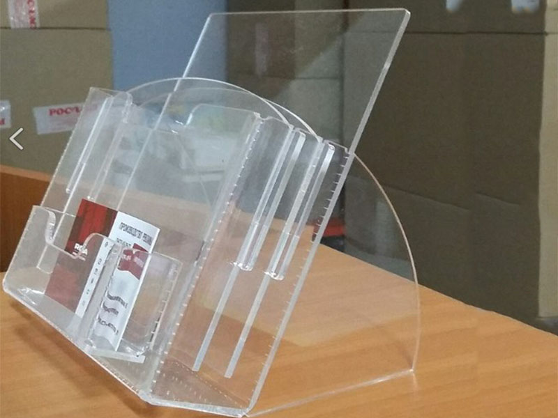 Laser Cut Acrylic Brochure or Literature Holder Template