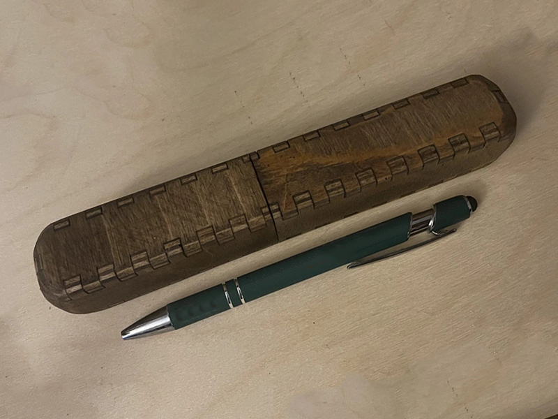 Laser Cut Wooden Pen Gift Box Case Design