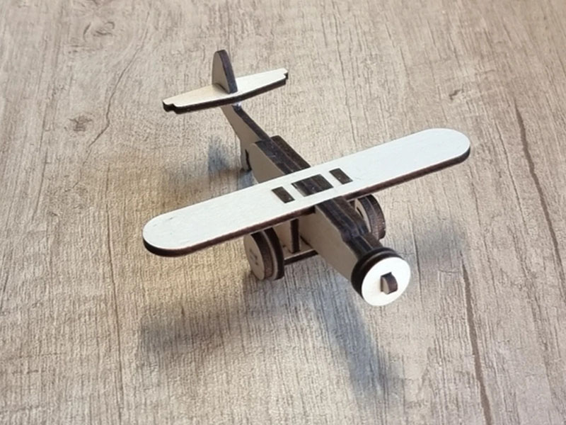 Laser Cut Aeroplane Toy Model Kit