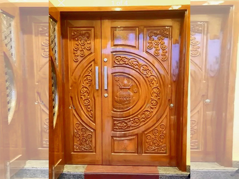 Laser Cut Double Door Design Panel