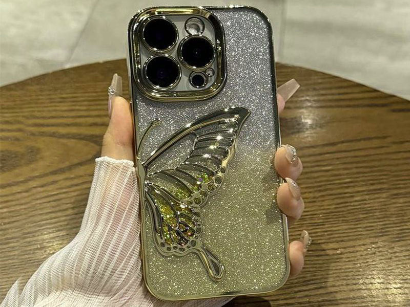 Laser Cut iPhone Butterfly Acrylic Back Decor