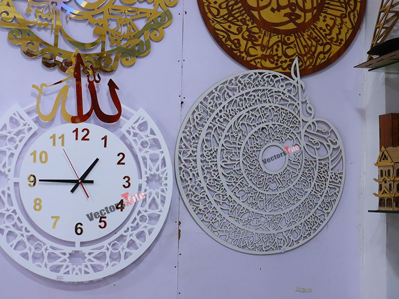 Laser Cut Four Quls Islamic Wall Art Muslim Home Decor Idea