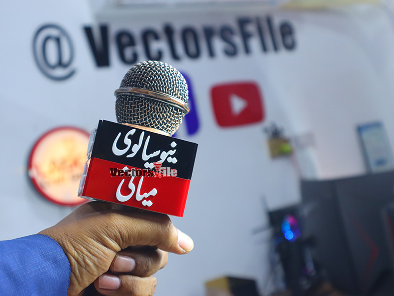 Laser Cut Microphone Flag Box Custom Mic Logo Live Equipment Acrylic Box