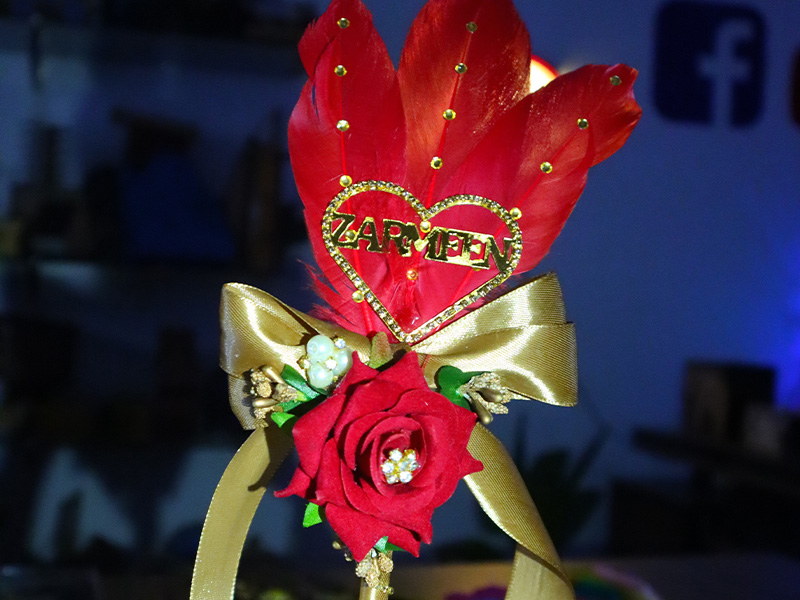 Laser Cut Mubarak and Qabool Hair Customized Cutout for Nikah Pen Template