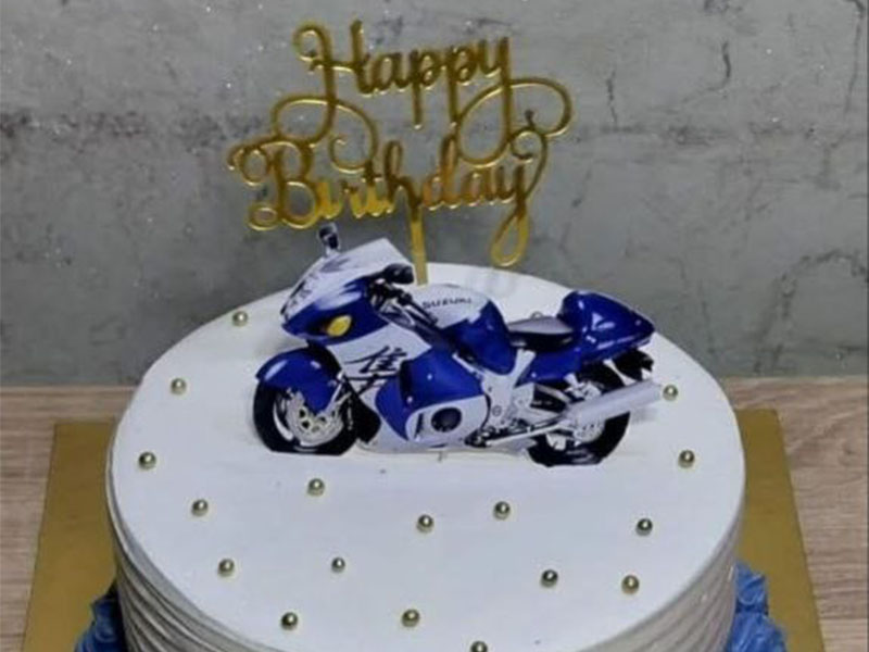 Laser Cut Happy Birthday Cake and Party Topper Set