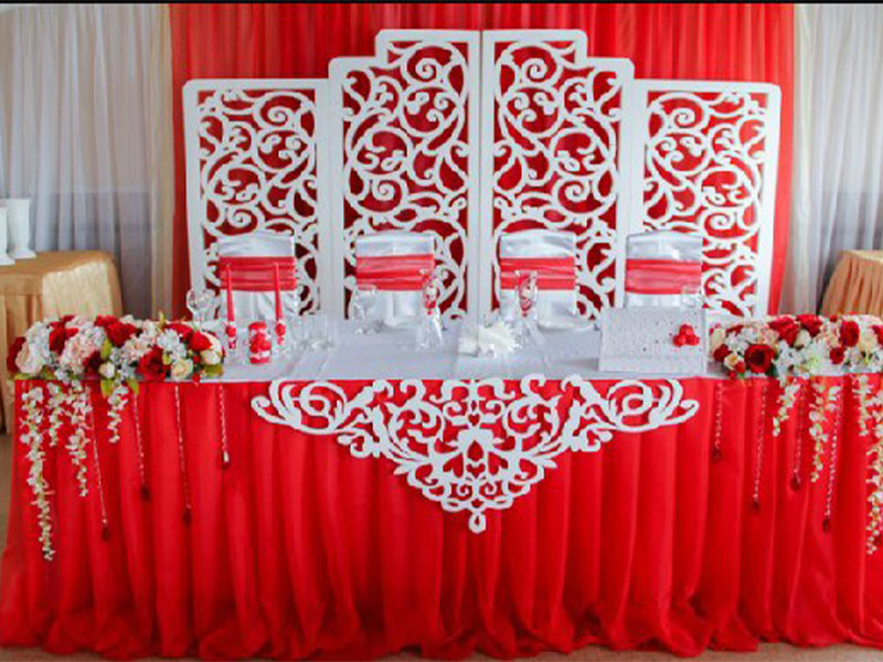Laser Cut Wedding Backdrop Jali Pattern Design