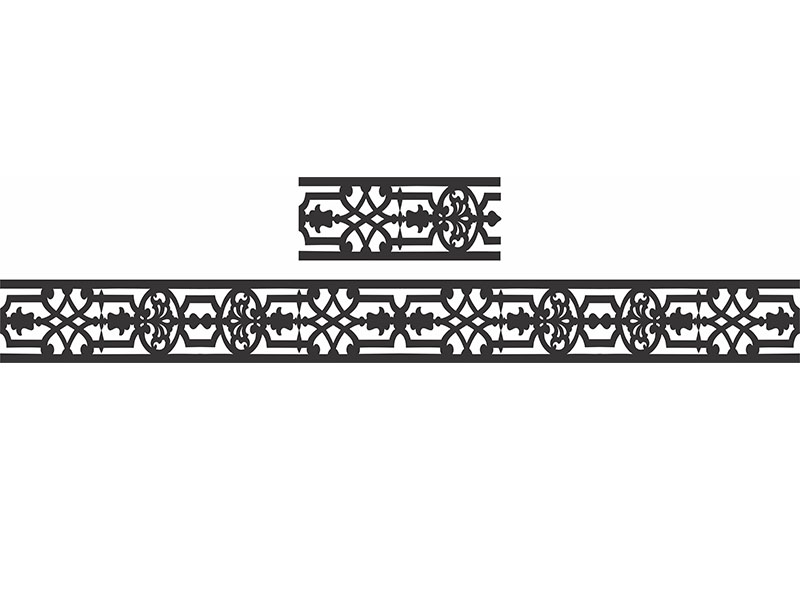 Laser Cut Furniture Border Frame Design