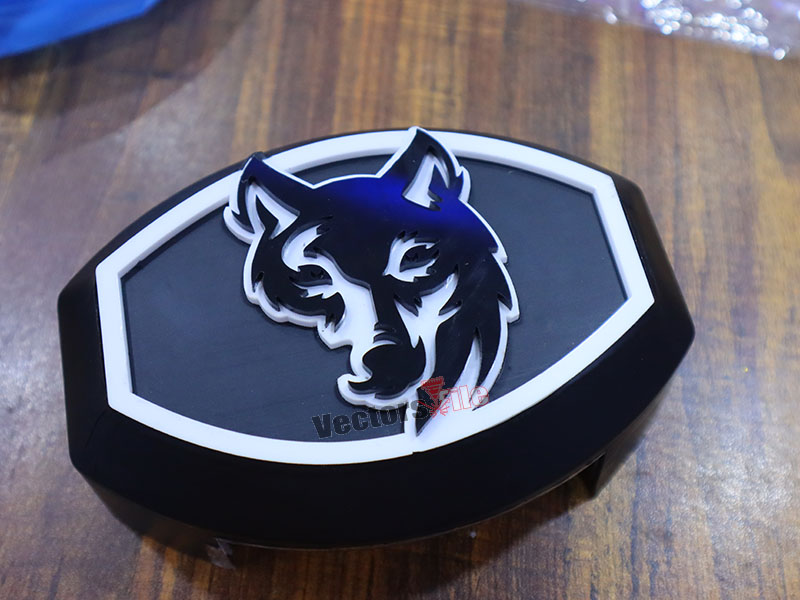 Laser Cut Fox Angry Face Cutout Acrylic Template