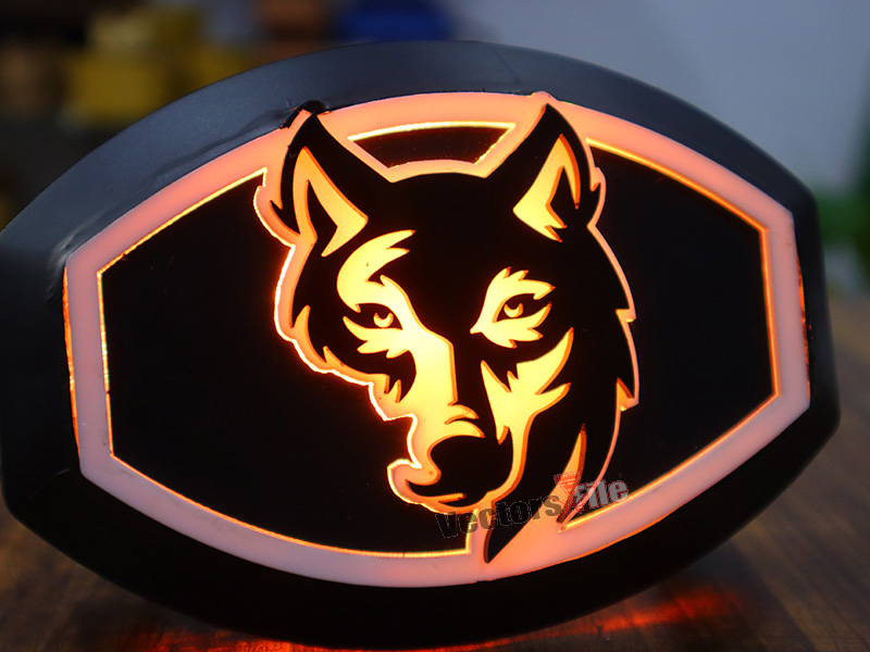 Laser Cut Fox Angry Face Cutout Acrylic Template