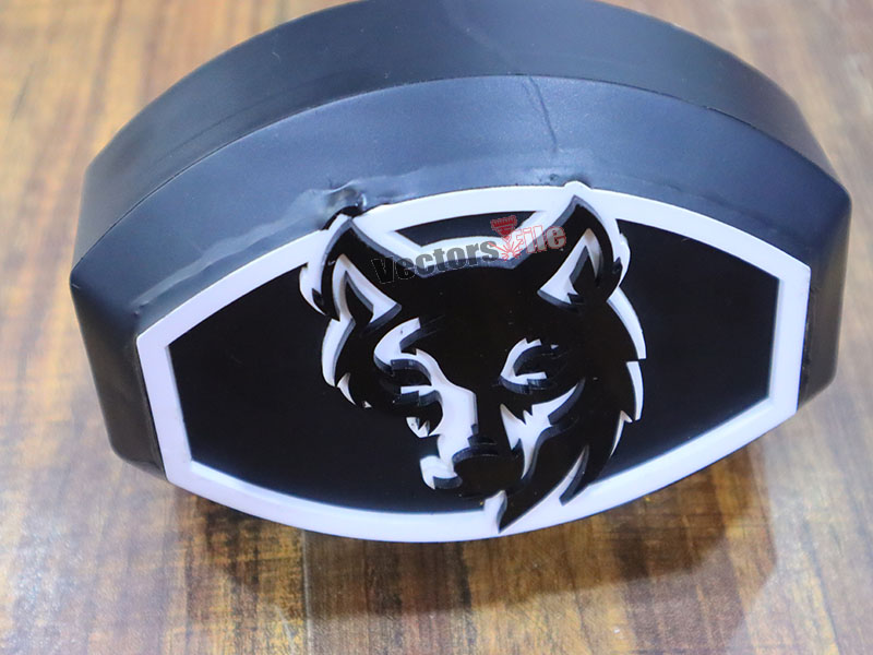 Laser Cut Fox Angry Face Cutout Acrylic Template
