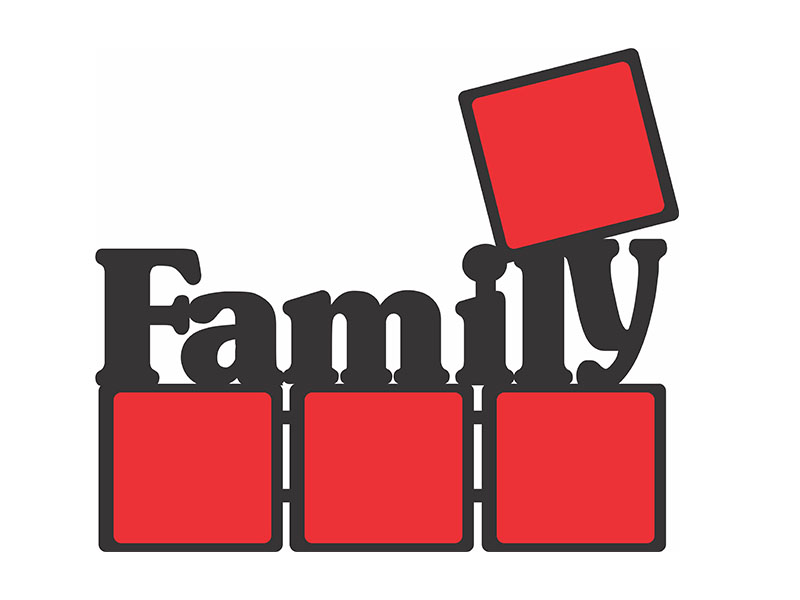 Laser Cut Family Wall Hanging Photo Frame Design