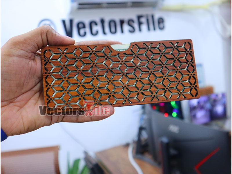 Laser Cut Customized Wooden Cash Envelope Design