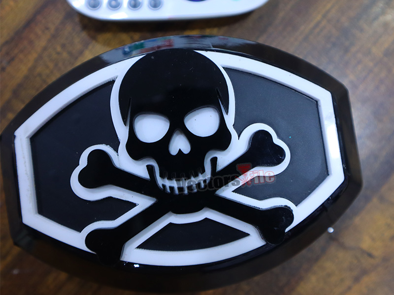 Laser Cut Skull and Crossbones Cut Out Design