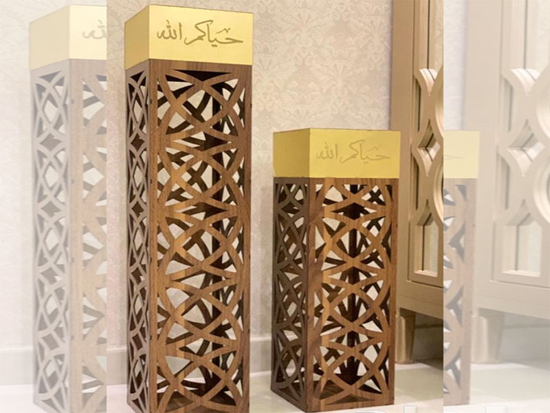 Laser Cut Wooden Incense Burner Template