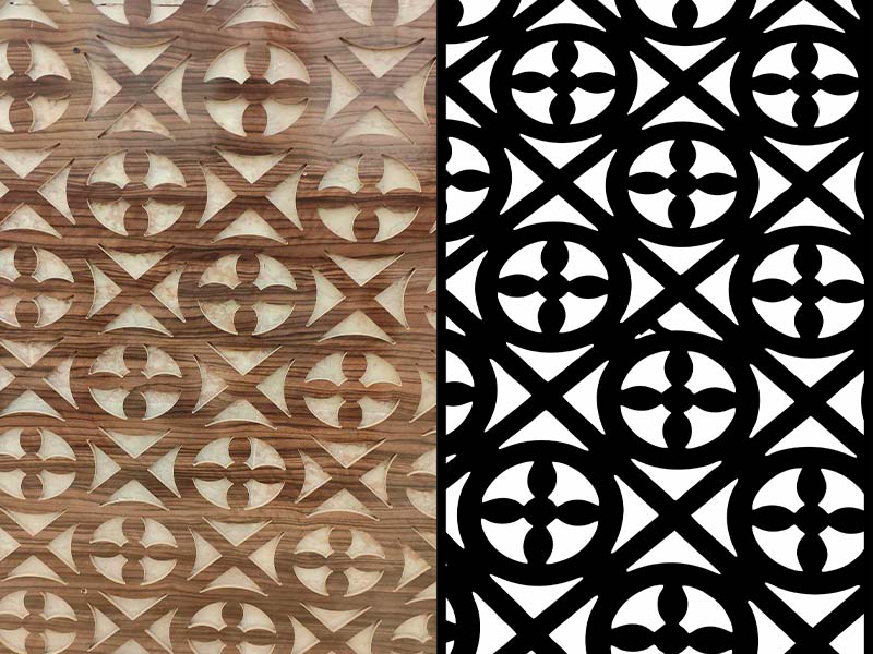 Laser Cut Decorative Jali Panel Design