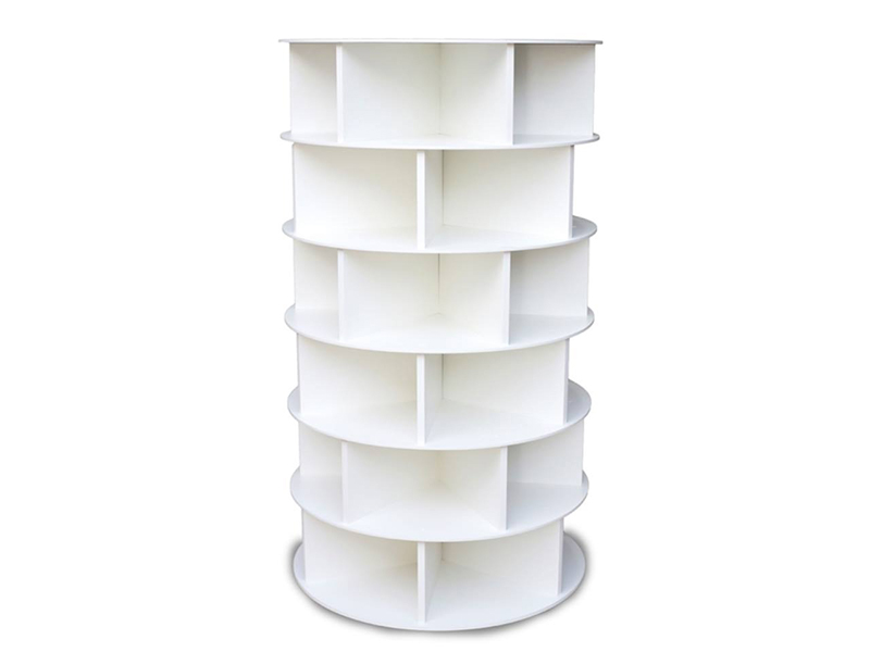 Laser Cut Shoe Rack Round Shape Shoe Cabinet 6mm Design