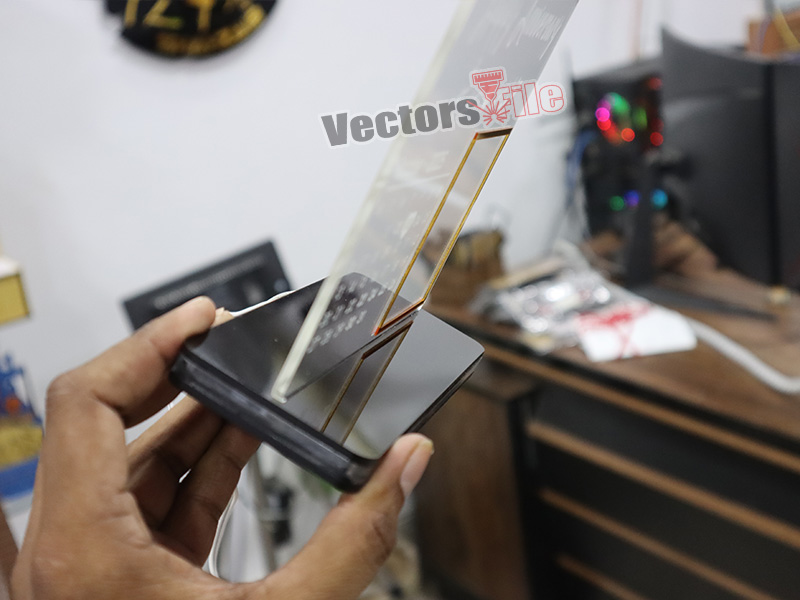 Laser Cut Personalized 3D Illusion Lamp for Anniversary Gift Idea with Acrylic Base