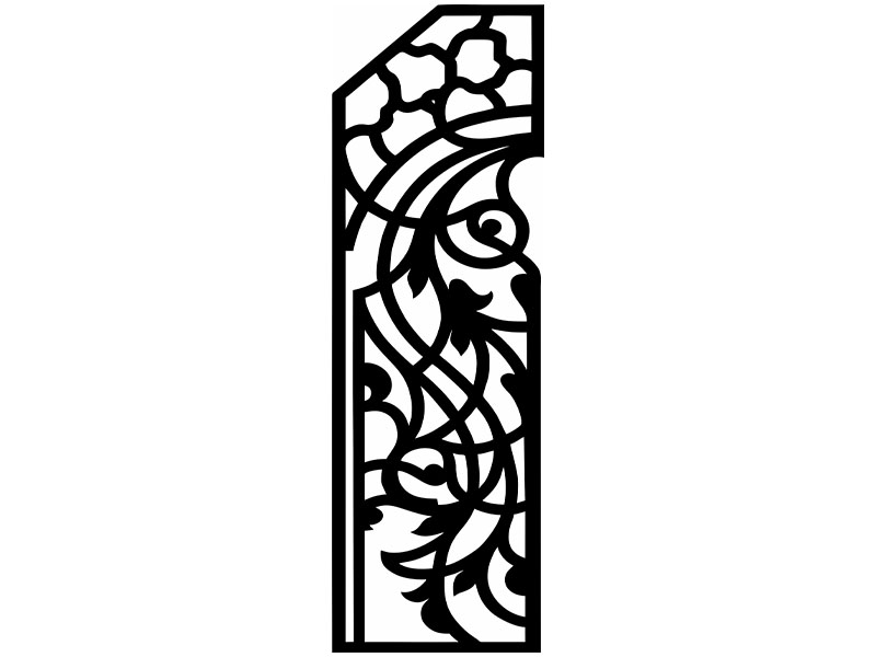 Laser Cut Wooden Decorative Grill Design