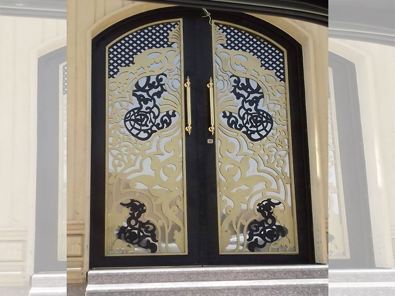 Laser Cut Main Door Jali Pattern Design