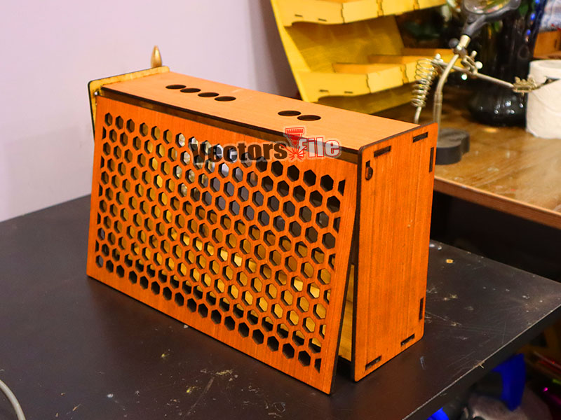 Laser Cut Wifi Router Storage Box Wood Shelf Wall Hangings Bracket Cable Organizer