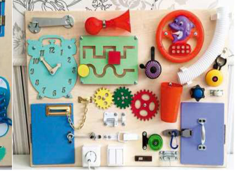 Laser Cut Montessori Busy Boards for Kids