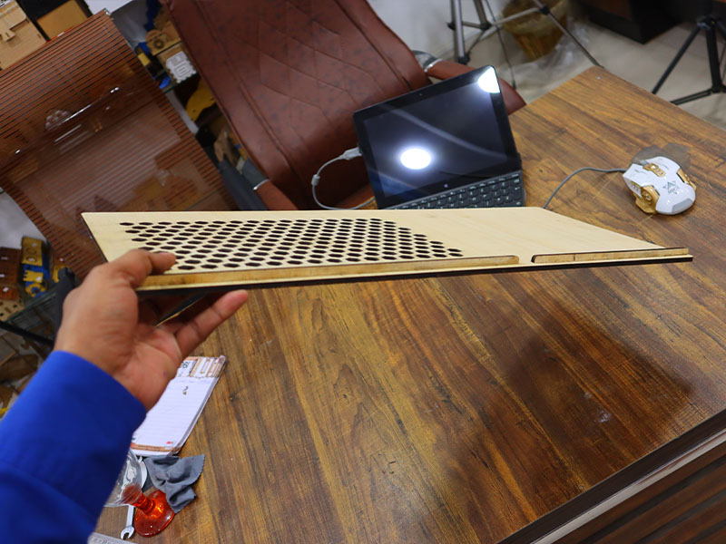Laser Cut Wooden Laptop Stand and Study Board Plywood 6mm