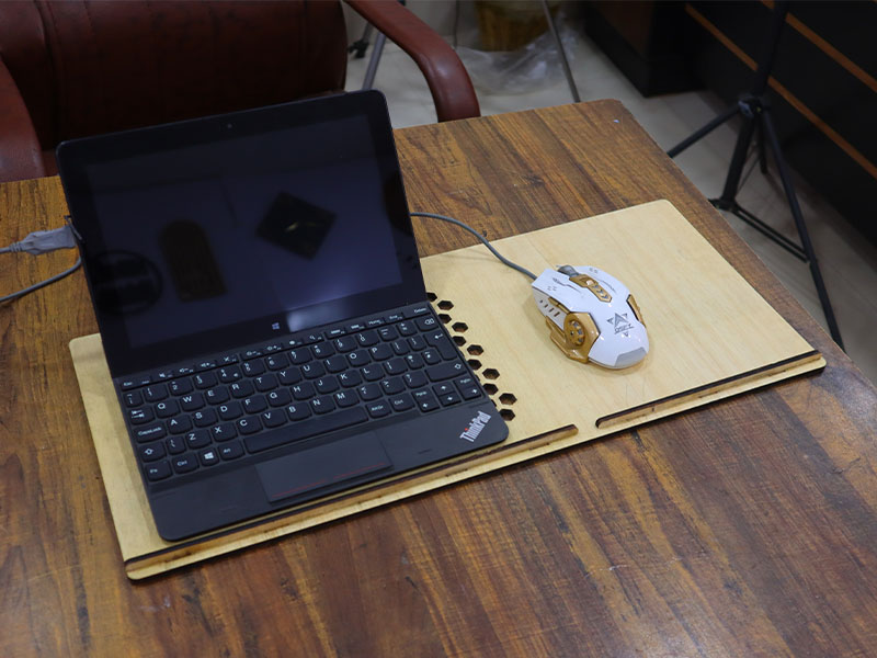 Laser Cut Wooden Laptop Stand and Study Board Plywood 6mm