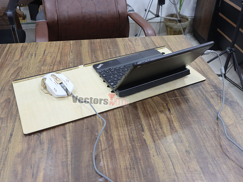Laser Cut Wooden Laptop Stand and Study Board Plywood 6mm