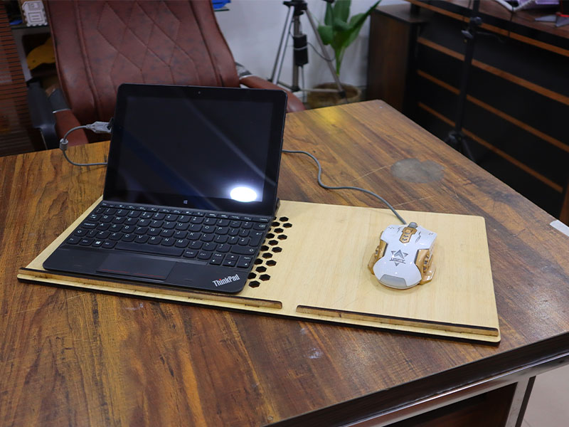 Laser Cut Wooden Laptop Stand and Study Board Plywood 6mm