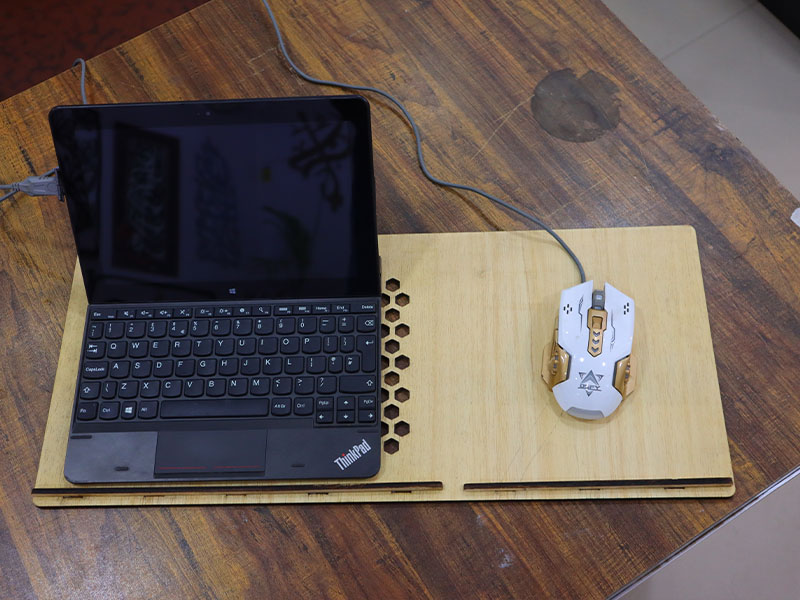Laser Cut Wooden Laptop Stand and Study Board Plywood 6mm