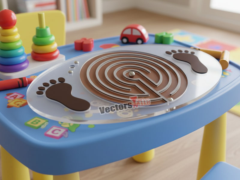 Laser Cut Acrylic Puzzle Maze Game Design
