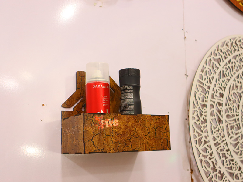 Laser Cut Customises Spray Bottle Wall Mounted Holder