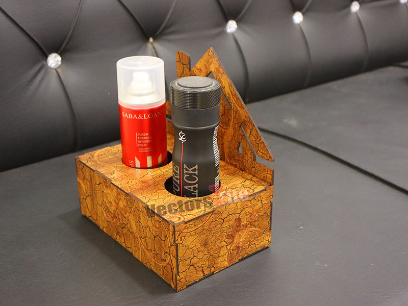 Laser Cut Customises Spray Bottle Wall Mounted Holder